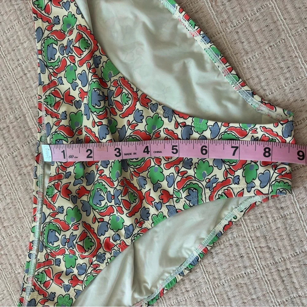 Tori Burch Costa Paisley Printed Bikini‎ bottoms  size large